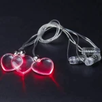 Party Favor Event Party Item Type heart led flashing necklace