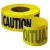 Import pe warning tape price barricade safety tape yellow caution tape from China