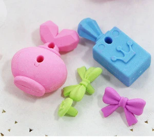 Perfume lipstick shape removable eraser stationery office school correction supplies childs toy gift