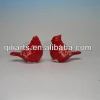 personalized ceramic gifts red bird decoration