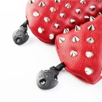 Personalized Design Golf Woods Head Cover Rivet Cover for Utility PU Leather Golf Driver Protector Cover