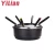 Personalized Electric 6pcs Food Warmer Hot Pot Stainless Steel Fondue Set Chocolate Cheese Melting Pot