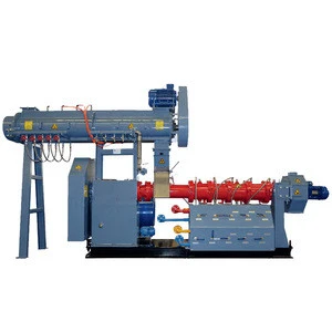 pet food extrusion process machine floating feed extruder