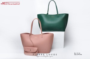 Pierre Loues  Newest Design High Capacity  Fashion  PU leather Hand Bags  Women Handbags Ladies Handbags For Women