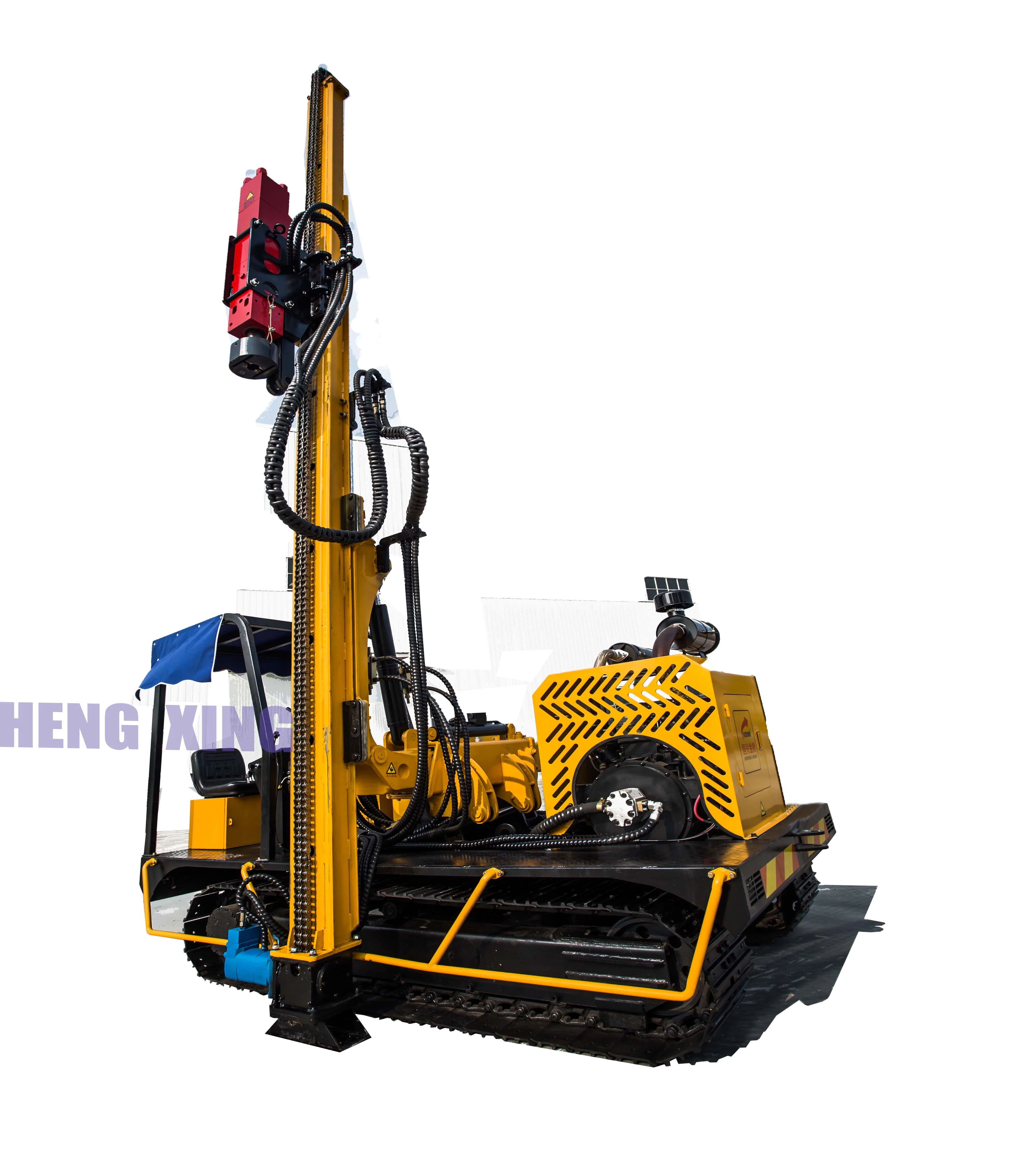 Pile driving machine engineering construction machinery for and PV power station HXR Hydraulic Solar Pile Driver bore pile
