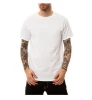 Pima Cotton Plain Custom Blank Men White T Shirts