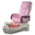 pink  modern luxury  massage spa chairs manicure sofa foot bowl sink throne nail salon table plumbing black pedicure chair