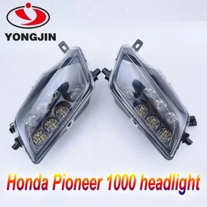 Pioneer ATV Headlight Bulbs Offroad LED Headlight Kit Parts For Pioneer ATV UTV 4x4 accessories Pioneer Lights Driving lamp