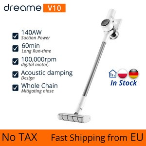 [PL Stock]Dreame V10 Cordless Stick Vacuum Cleaner 22000Pa Suction Anti-winding Hair Mite Cleaning Long Run Time VS Dreame V9