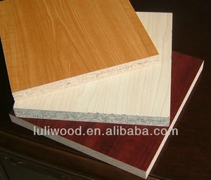 plain/melamine flakeboard high quality low price 8-38mm