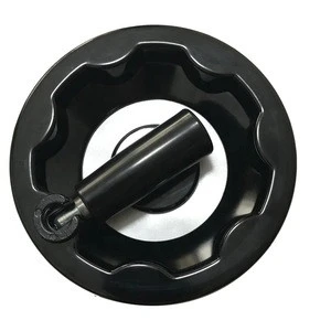 Plastic Lathe Solid Handwheel with retractable handle