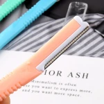Plastics Handle Eyebrow Razor Trimmer Shaper Eyebrow Shaver With Razor