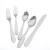 Import Polisher Tableware Stock Feature Quality Banquet Silver Flatware Stainless Steel Cutlery Set 86 Piece from China