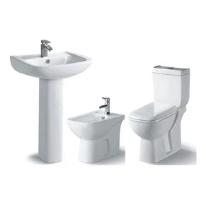 popular ceramic sink and toilet unit