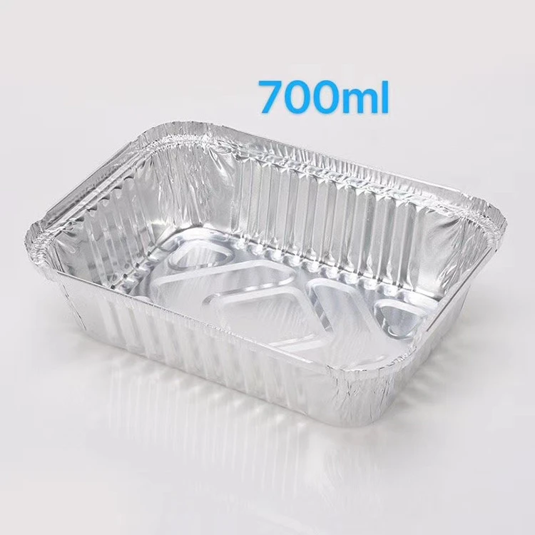 popular disposable heatable aluminium foil food container