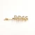 Import Popular Word Hair Clip Gold Rhinestone Letter Fashion Hairpin from China