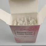 Portable Individual Packaged Paper Stick Makeup Cotton Buds Swab