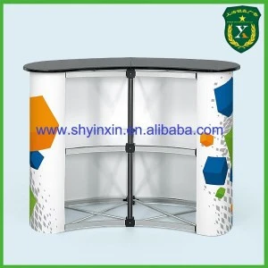 Portable promotion roll up counter for trade show and supermarket