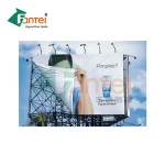 Poster Advertising 440gsm 500D*500D 9*9 PVC Clear Materials Flex Banner