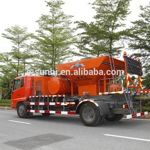 pothole patcher for repair asphalt roads with aggregate and cold emulsion