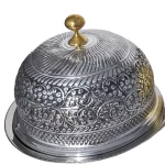 Premium Quality Cozy Tray used for serving Dates and other Kitchen Food available in Gold & Silver with Embossed & Carved Design