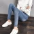 Import Pretty steps Spring han edition of tall waist fashion leisure cultivate one&#039;s morality joker skinny women jeans from China