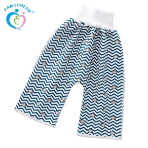 Prevent Baby Bed Wetting Learning Pants Can Be Washed Skirt Pure Cotton Baby&#39;s Diaper Skirt For Preventing Leakage Of Urine