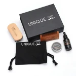 Private custom label hot sale beard grooming kit 5 in 1