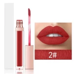 Private label Matte Lipstick Pigment Makeup Waterproof Vegan Liquid Lip Gloss Rose Gold Long Lasting Custom