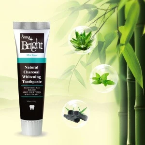 private label organic activated bamboo charcoal baking soda teeth whitening toothpaste