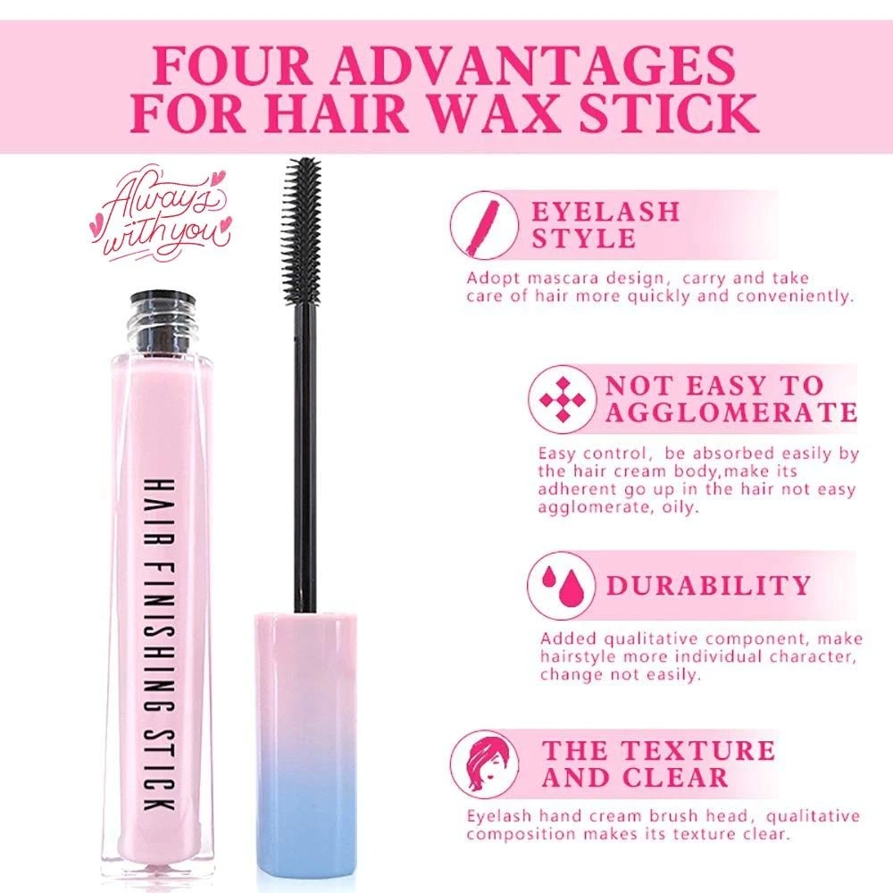 Private Label Small Broken Flyaway Baby Hairs Non-Greasy Quick Slick Stick Non-Sticky Hair Finishing Stick