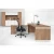 Import Professional Office Furniture Half Round European Style Semi Circle 100% MDF Executive Office Desk from China