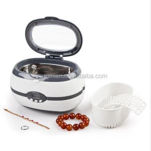 Professional Ultrasonic Polishing Jewelry Cleaner Machine for Cleaning Eyeglasses, Watches, Rings, Necklaces, Coins, Razors