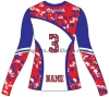 Promotion Womens Volleyball Team Shirts/Custom Ladies Sublimated Jersey Volleyball Uniform