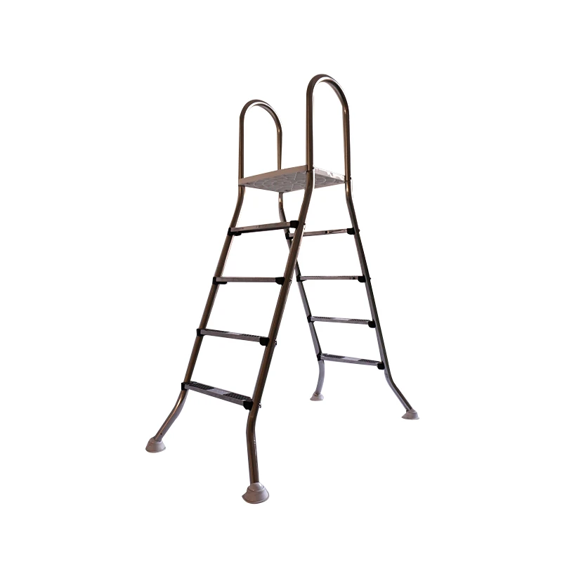 Promotional swimming pool equipment ground stainless steel 304 swimming pool ladder