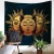 Import Psychedelic Wall Hanging Tapestry with Art chakra Hippie Tapestry Wall Hanging Sun and Moon Tapestry from China