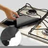 PTFE Gas Range Protectors Black Gas stove top protectors packs