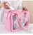 PU Zippered Travel Toiletry Wash Bag Accessories Organizer case Set 3 Pcs Clear Waterproof Makeup Cosmetic Bag for Women Men