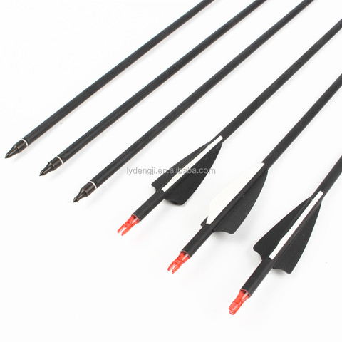 Buy Pure Carbon Arrow For Archery Hunting Bow from Linyi Dengji Archery ...