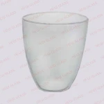 Pure quartz crucible with cover and without cover