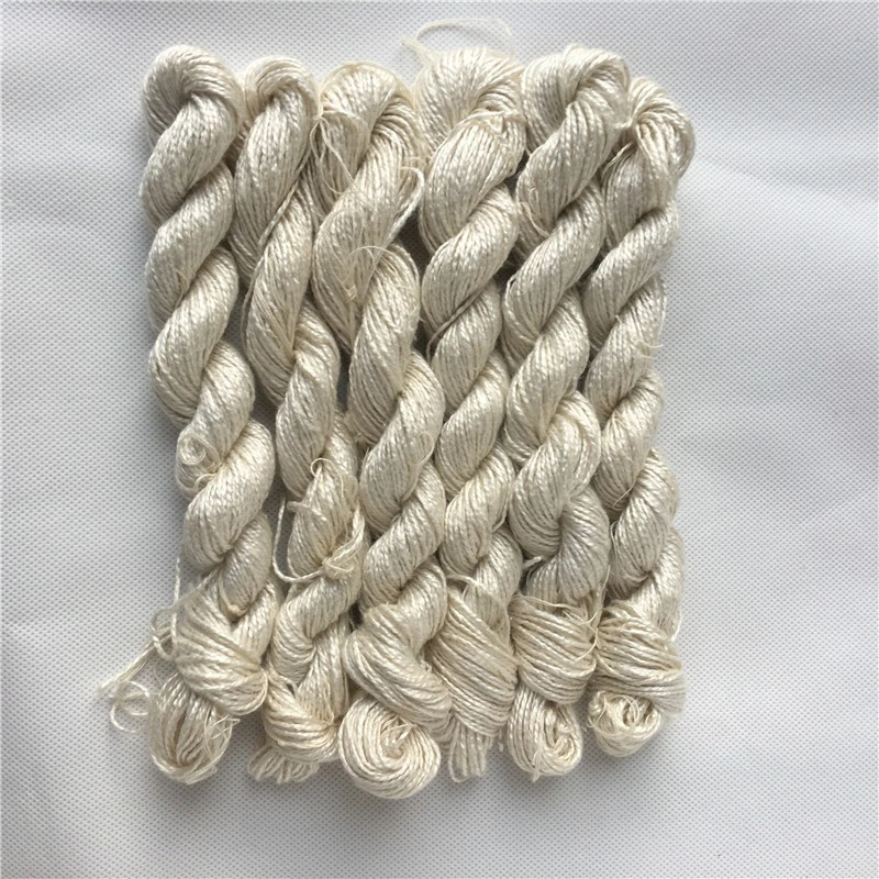 pure silk hand knitting yarn  yarn handspun yarn