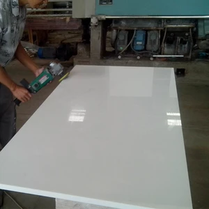 pure white crystal glass white artificial stone