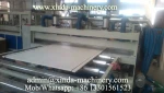 PVC building formwork board making machine