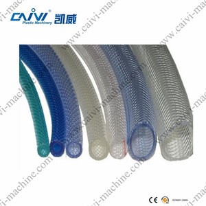 PVC flexible water hose tube plastic pipe PVC braided fiber reinforced plastic pipe extruder machine