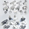 PZA 04 06 08 Four Way links Pu Push Air Plastic High Quality Y Conduit Pneumatic One Touch Tube Fitting