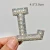 Import Q1426 Alphabet Pearl Rhinestone English Letter Sew on Patches Applique 3D Handmade Letters Beaded Diy Patch Cute Letter Patches from China