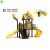 Import QIXIN PLAY 24 years history children 7 years advertising playing equipment kids play set entertainment outdoor playground slides from China