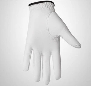 real leather cabretta golf gloves with ball marker