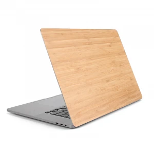 Real Wood Laptop Notebook Skins Solid Wood Stickers Cover Decal Fits 13.3&quot; 13&quot; 16 Inch In Stock Sample