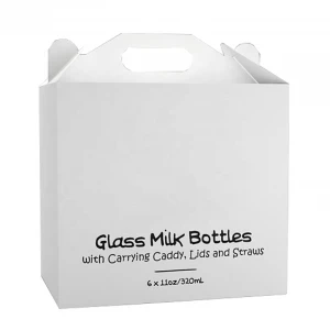 Recyclable Square cardboard Self Bottom Lock Milk Instant Coffee Packing Boxes with custom logo